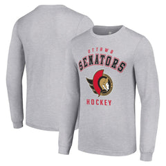Ottawa Senators Starter Logo Long Sleeve T-Shirt -  NHL T-shirts