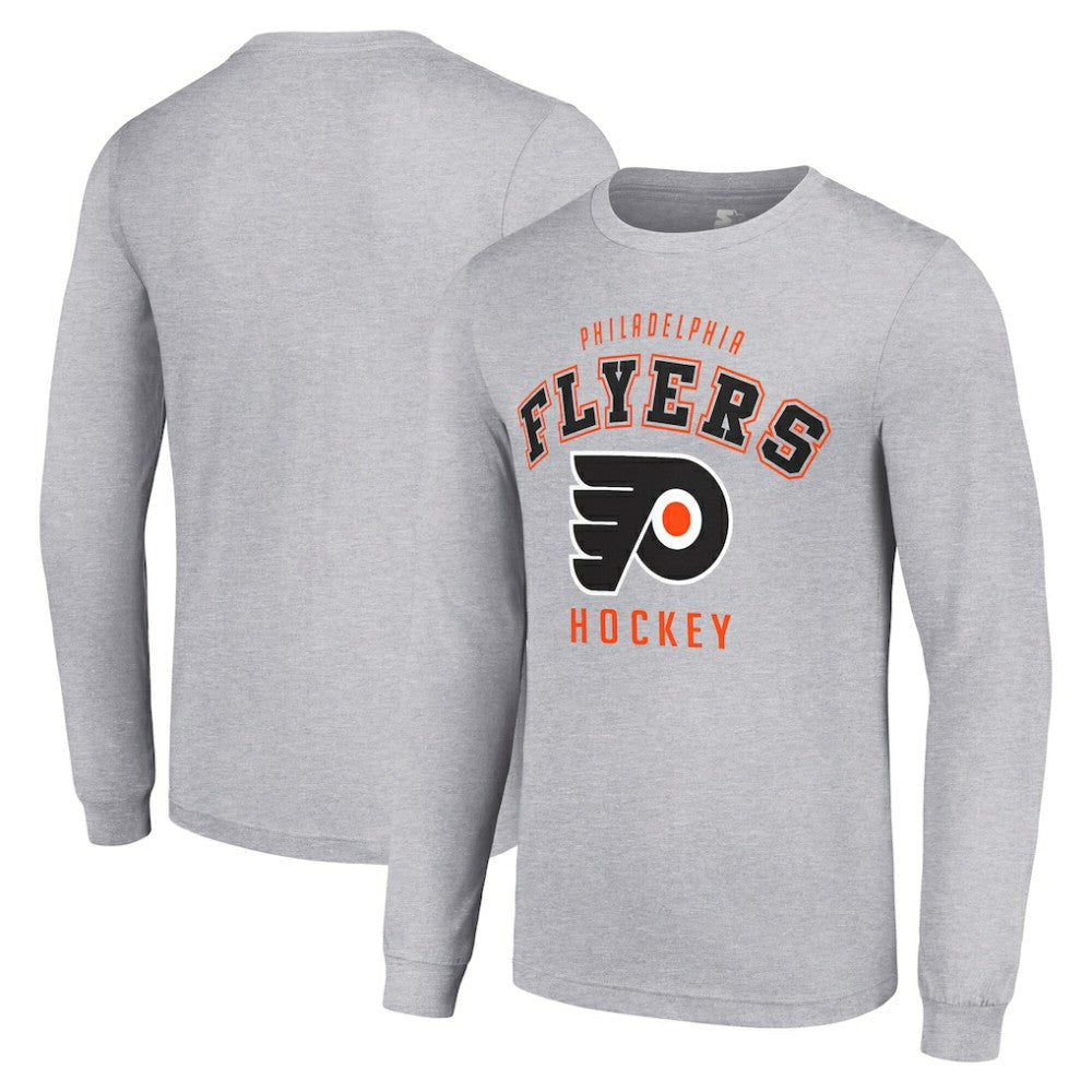 Philadelphia Flyers Starter Logo Long Sleeve T-Shirt -  NHL T-shirts