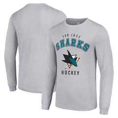 San Jose Sharks Starter Logo Long Sleeve T-Shirt -  NHL T-shirts