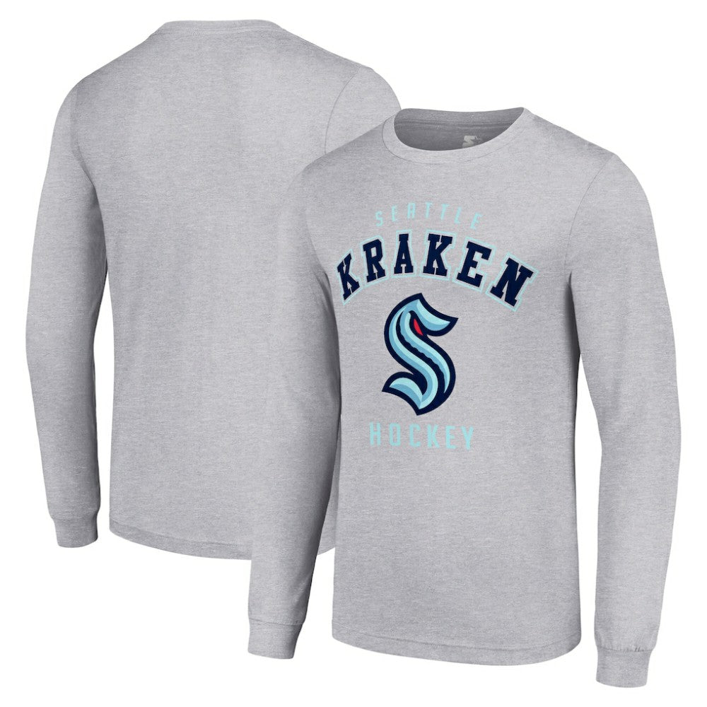 Seattle Kraken Starter Logo Long Sleeve T-Shirt -  NHL T-shirts