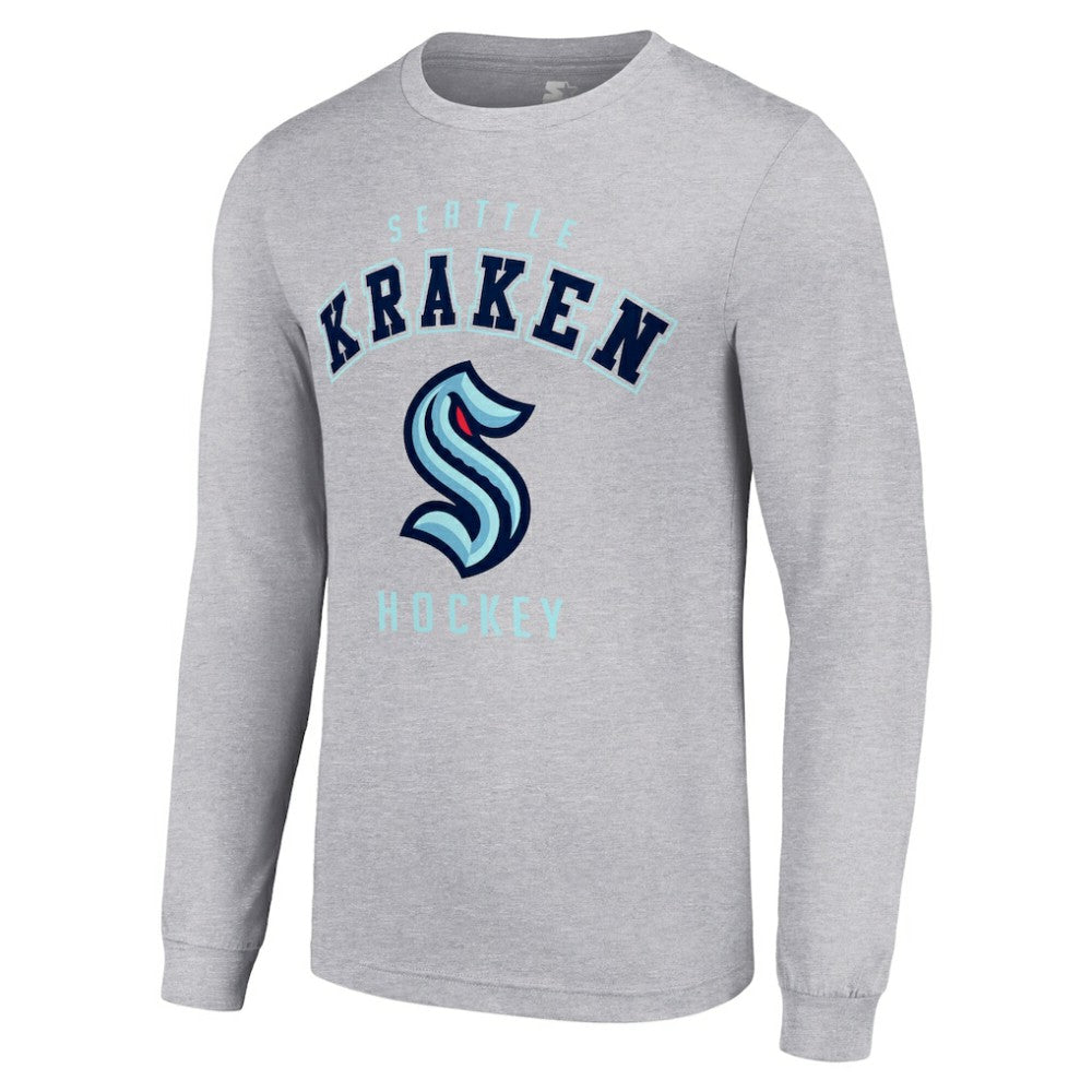 Seattle Kraken Starter Logo Long Sleeve T-Shirt -  NHL T-shirts