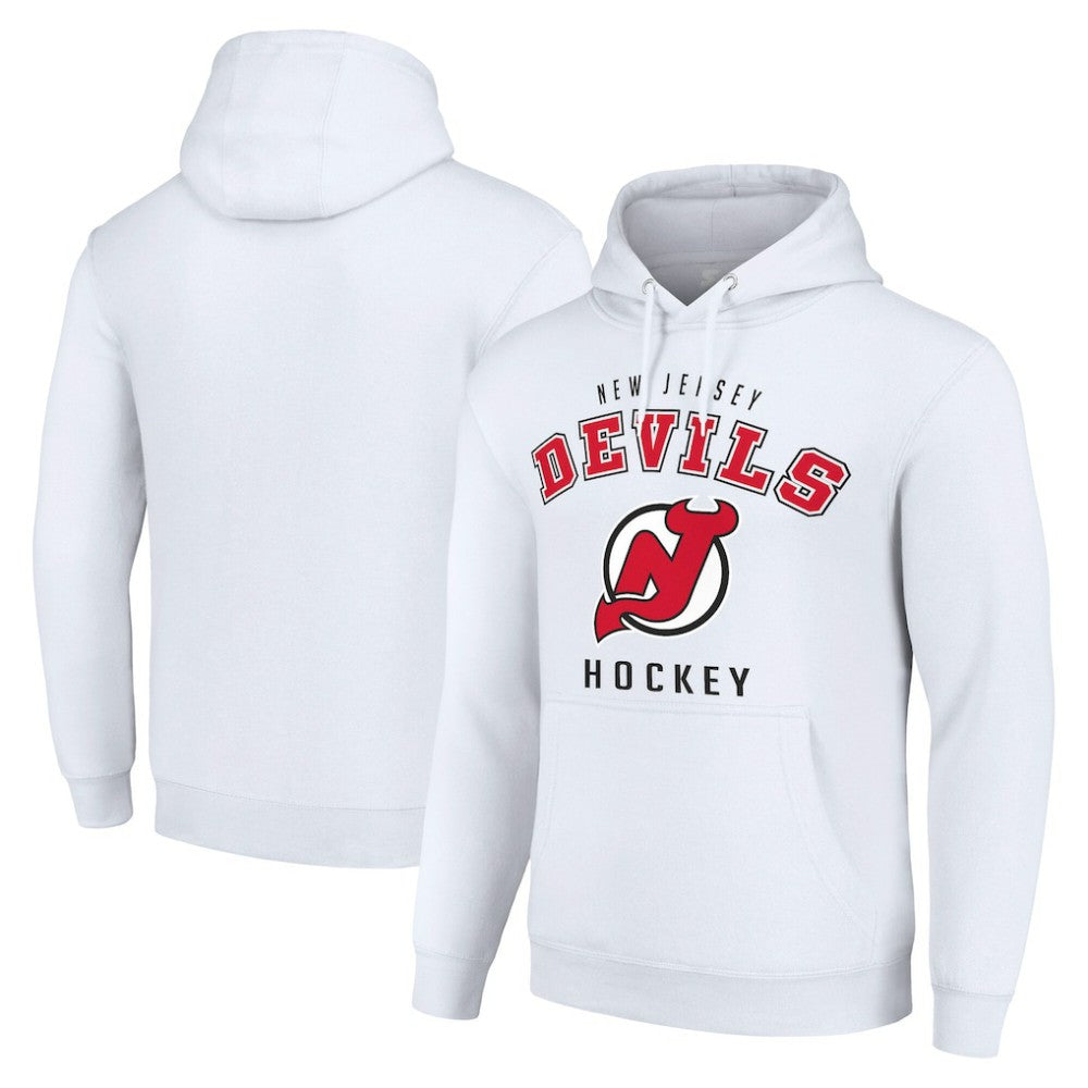 New Jersey Devils Starter Logo Pullover Hoodie -  NHL Jerseys