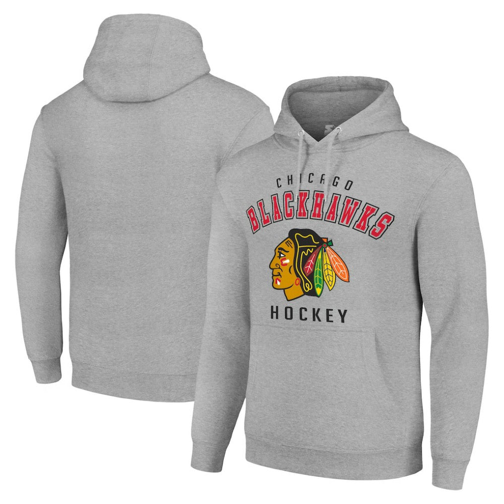 Chicago Blackhawks Starter Logo Pullover Hoodie -  NHL Hoodies