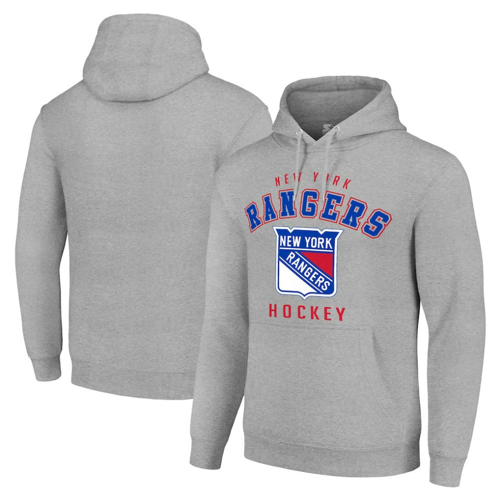 New York Rangers Starter Logo Pullover Hoodie -  NHL Hoodies