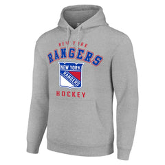 New York Rangers Starter Logo Pullover Hoodie -  NHL Hoodies