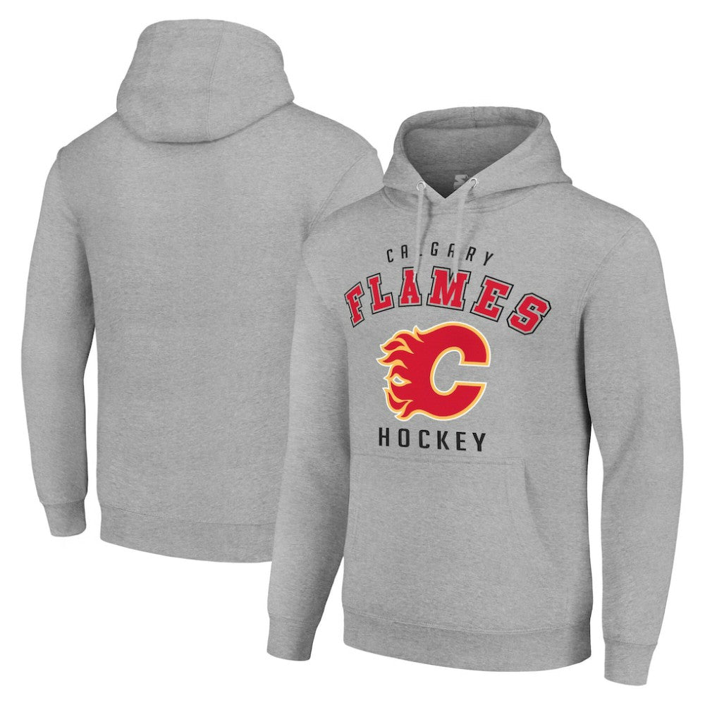 Calgary Flames Starter Logo Pullover Hoodie -  NHL Hoodies