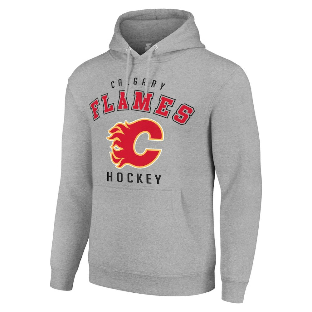 Calgary Flames Starter Logo Pullover Hoodie -  NHL Hoodies