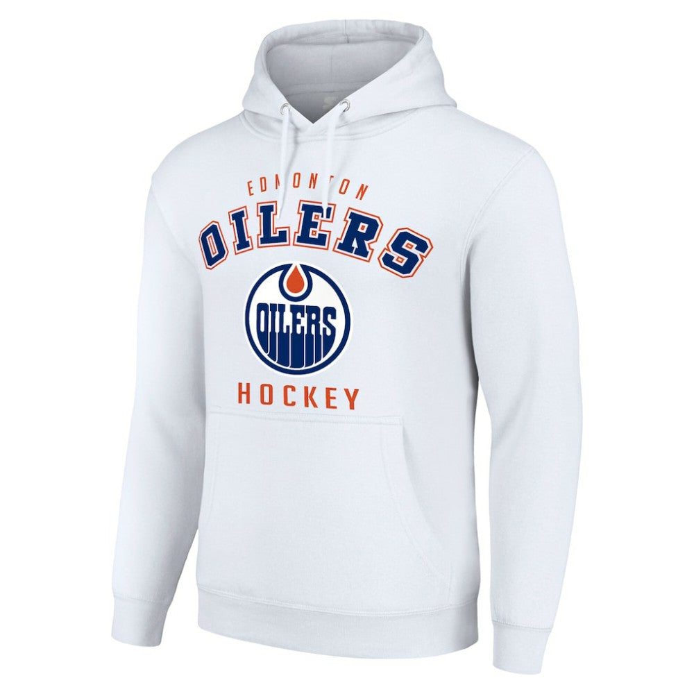 Edmonton Oilers Starter Logo Pullover Hoodie -  NHL Hoodies