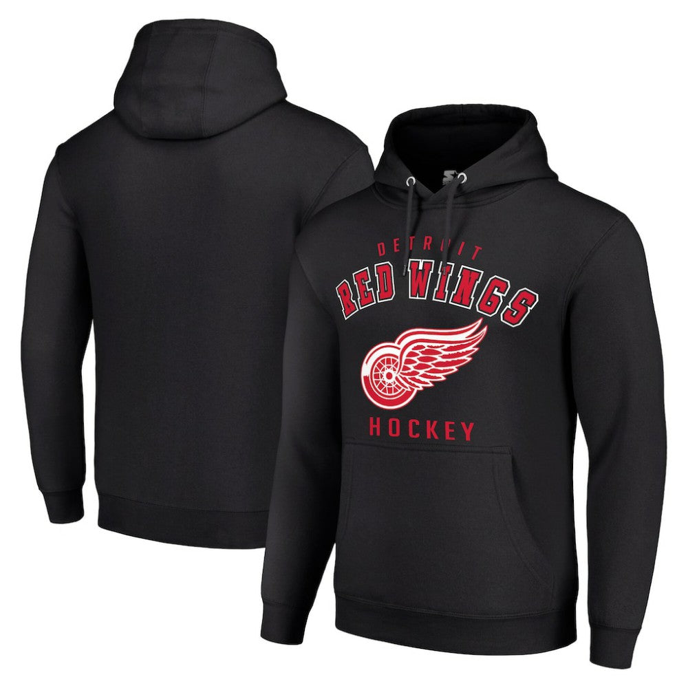 Detroit Red Wings Starter Logo Pullover Hoodie -  NHL Hoodies