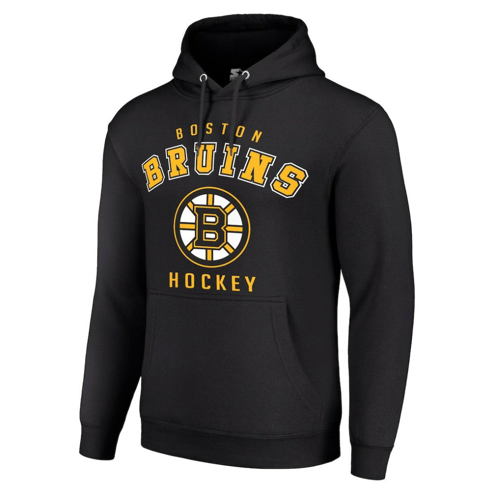 Boston Bruins Starter Logo Pullover Hoodie -  NHL Hoodies