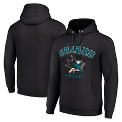 San Jose Sharks Starter Logo Pullover Hoodie -  NHL Hoodies