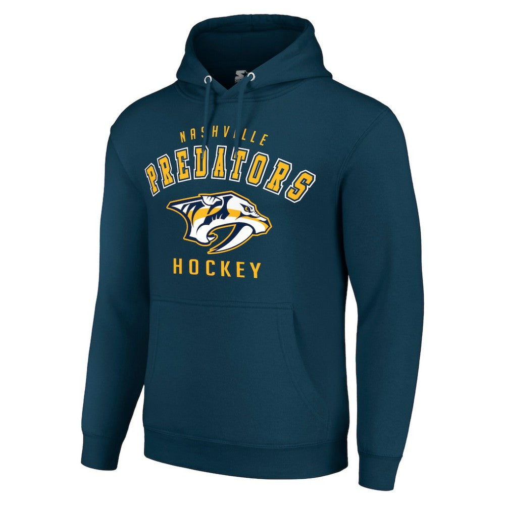 Nashville Predators Starter Logo Pullover Hoodie -  NHL Hoodies