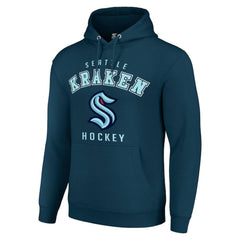 Seattle Kraken Starter Logo Pullover Hoodie -  NHL Hoodies