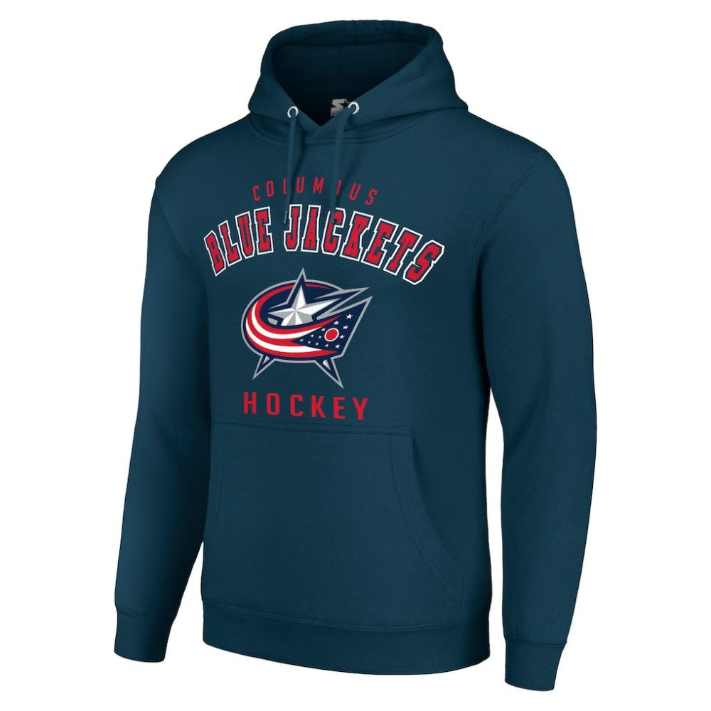 Columbus Blue Jackets Starter Logo Pullover Hoodie -  NHL Hoodies