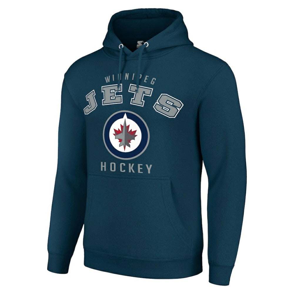 Winnipeg Jets Starter Logo Pullover Hoodie -  NHL Hoodies