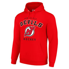 New Jersey Devils Starter Logo Pullover Hoodie -  NHL Jerseys