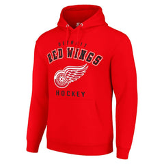 Detroit Red Wings Starter Logo Pullover Hoodie -  NHL Hoodies