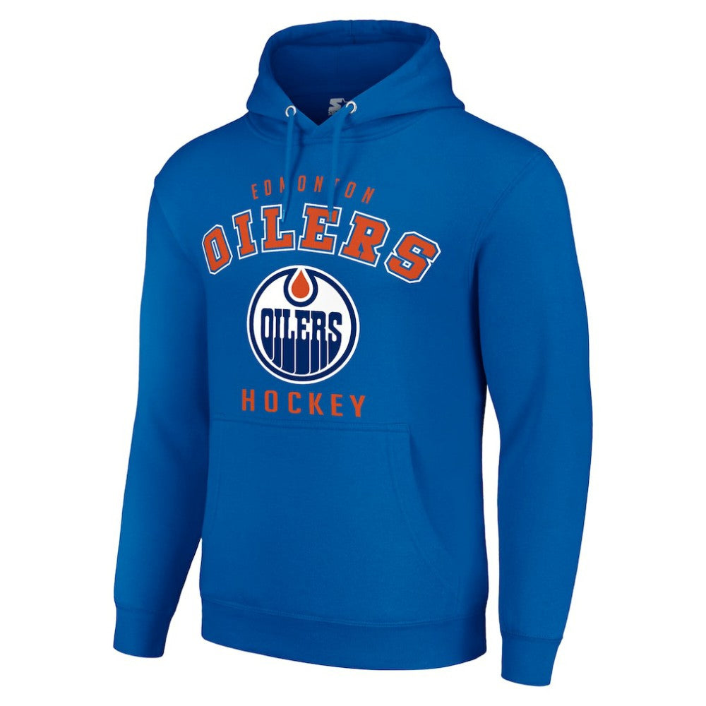 Edmonton Oilers Starter Logo Pullover Hoodie -  NHL Hoodies