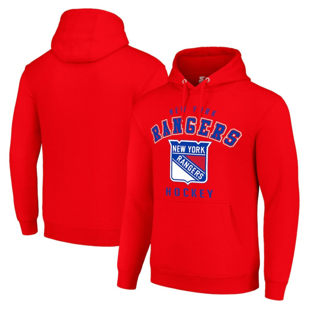 New York Rangers Starter Logo Pullover Hoodie -  NHL Hoodies