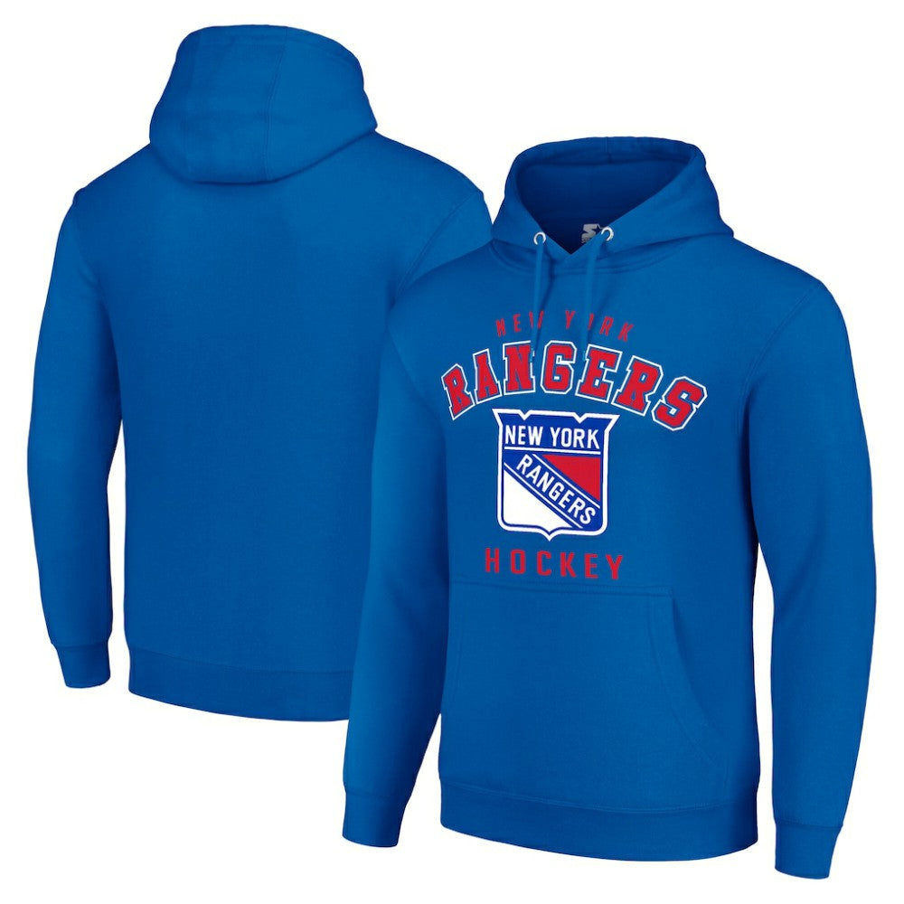 New York Rangers Starter Logo Pullover Hoodie -  NHL Hoodies