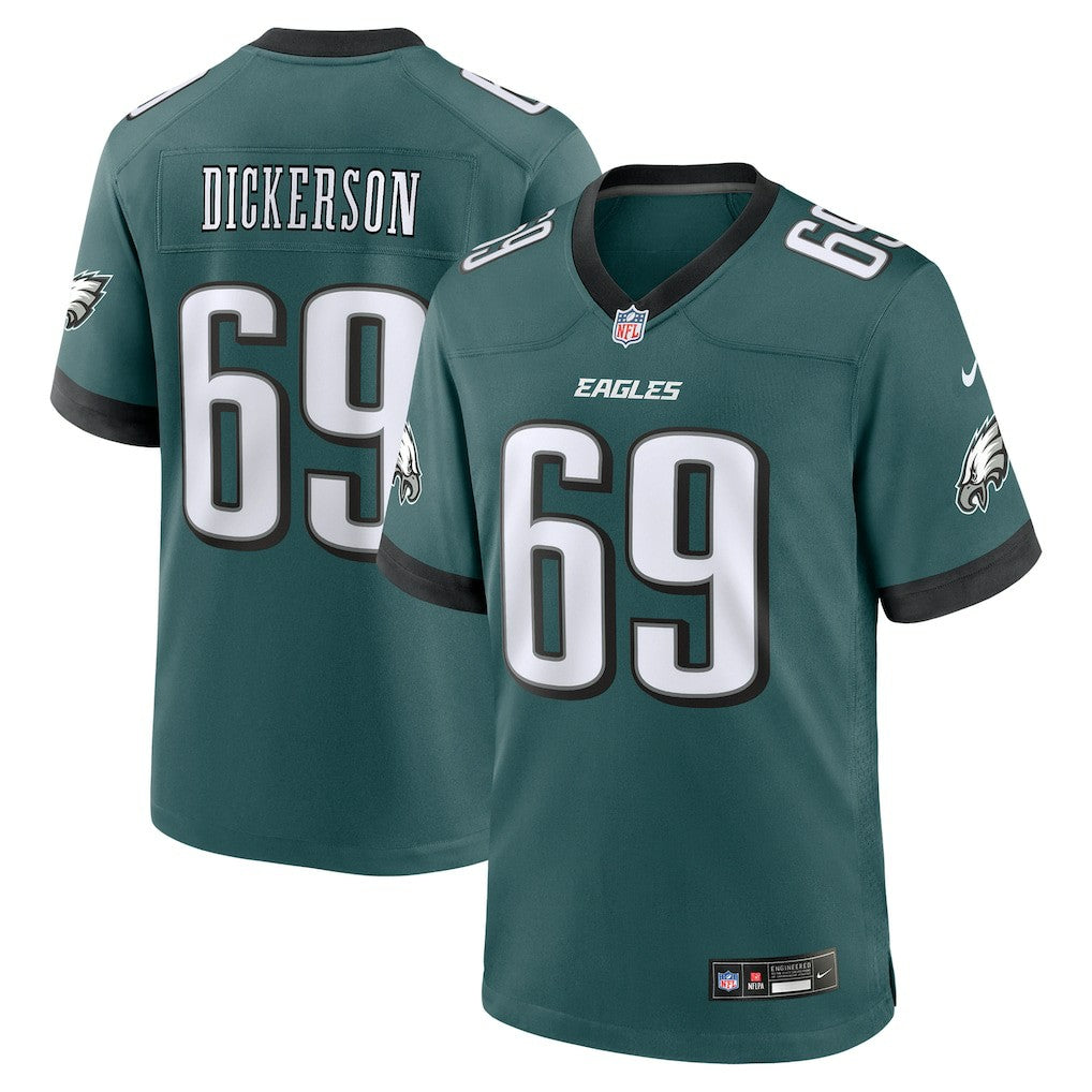 Philadelphia Eagles Landon Dickerson  Team Game Jersey | NFL Outlet