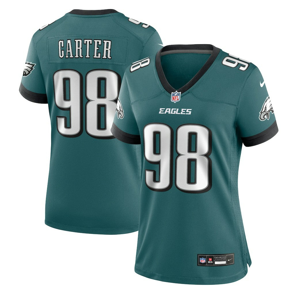 Philadelphia Eagles Jalen Carter  Women's Team Game Jersey | NFL Outlet