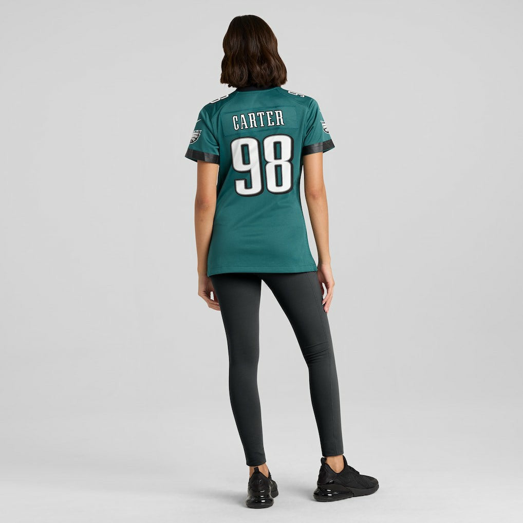 Philadelphia Eagles Jalen Carter  Women's Team Game Jersey | NFL Outlet