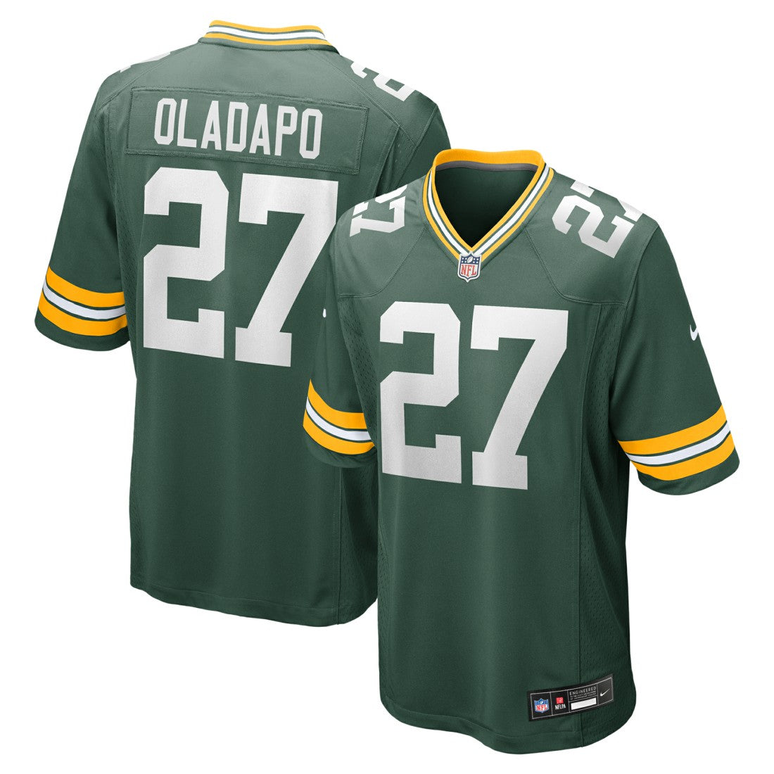 Green Bay Packers Kitan Oladapo  Game Jersey | NFL Hot