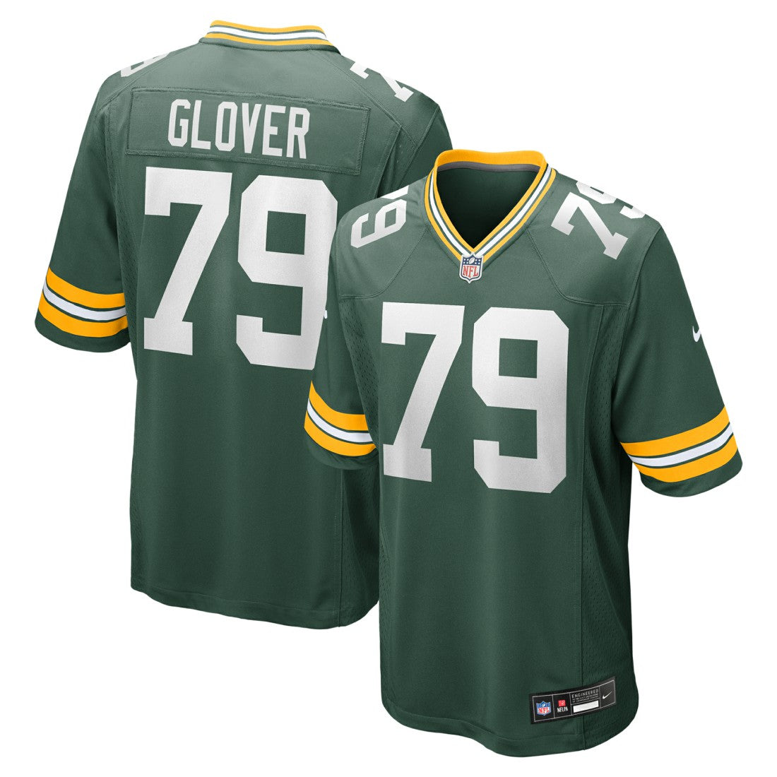 Green Bay Packers Travis Glover  Game Jersey | NFL Sale