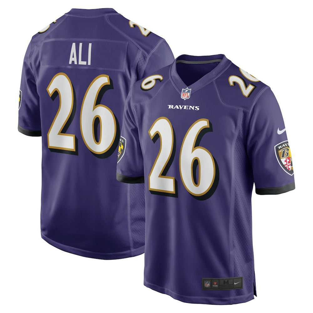 Baltimore Ravens Rasheen Ali  Team Game Jersey | NFL Outlet