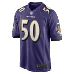 Baltimore Ravens Adisa Isaac  Team Game Jersey | NFL Online