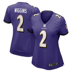 Baltimore Ravens Nate Wiggins  Women's Game Jersey | NFL US
