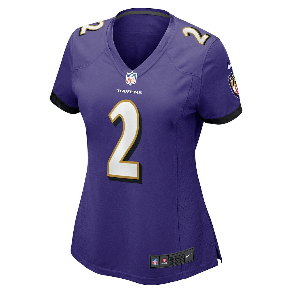 Baltimore Ravens Nate Wiggins  Women's Game Jersey | NFL US