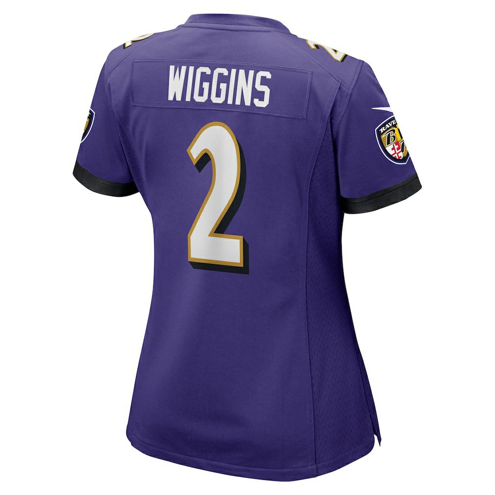Baltimore Ravens Nate Wiggins  Women's Game Jersey | NFL US