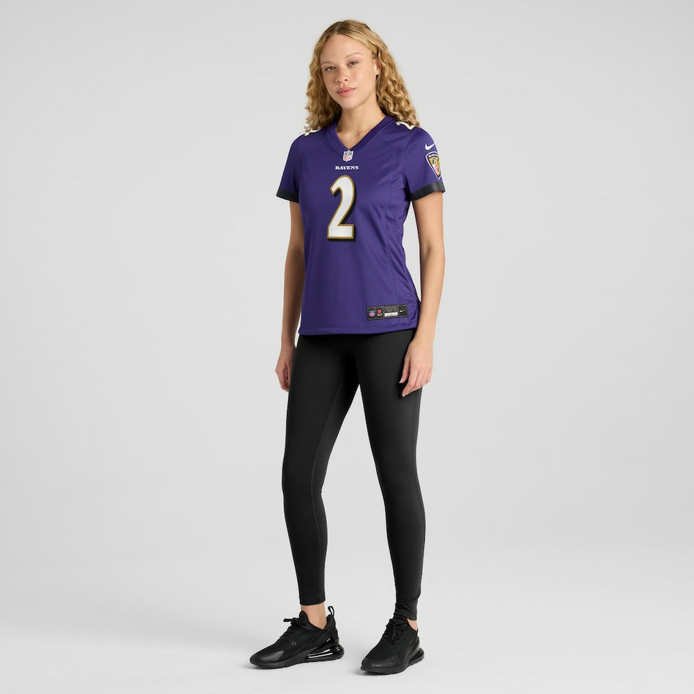 Baltimore Ravens Nate Wiggins  Women's Game Jersey | NFL US