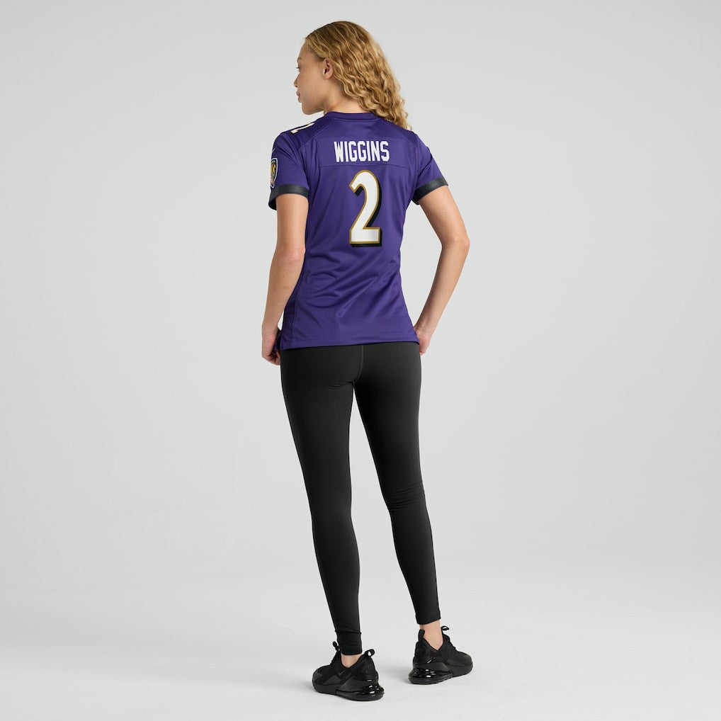 Baltimore Ravens Nate Wiggins  Women's Game Jersey | NFL US