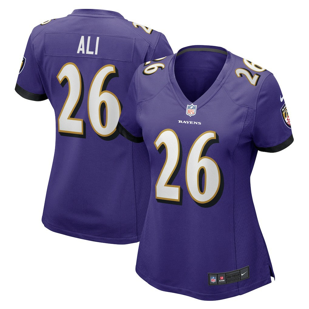 Baltimore Ravens Rasheen Ali  Women's Game Jersey | NFL Near me