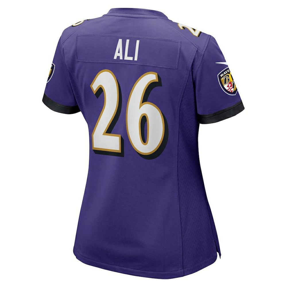 Baltimore Ravens Rasheen Ali  Women's Game Jersey | NFL Near me