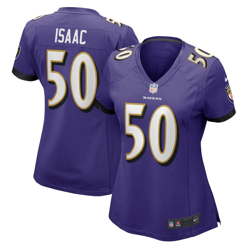 Baltimore Ravens Adisa Isaac  Women's Game Jersey | NFL Hot