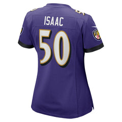 Baltimore Ravens Adisa Isaac  Women's Game Jersey | NFL Hot