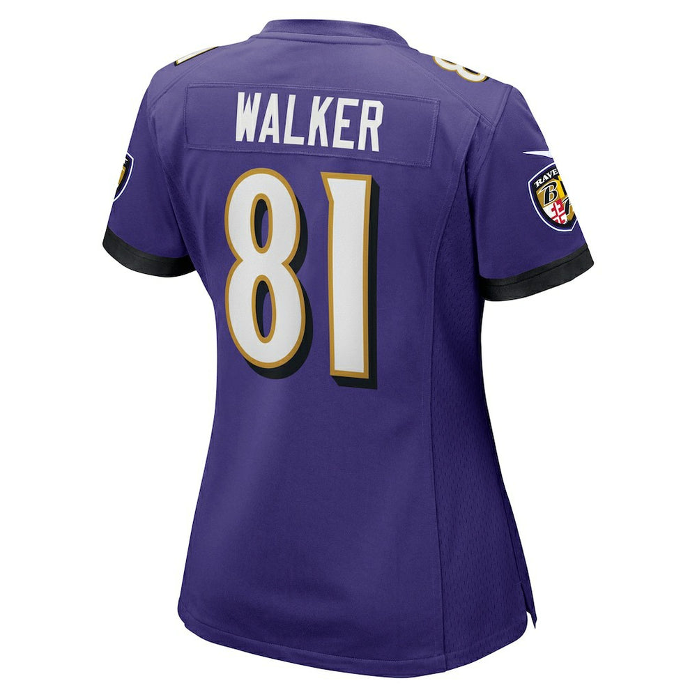 Baltimore Ravens Devontez Walker  Women's Game Jersey | NFL New