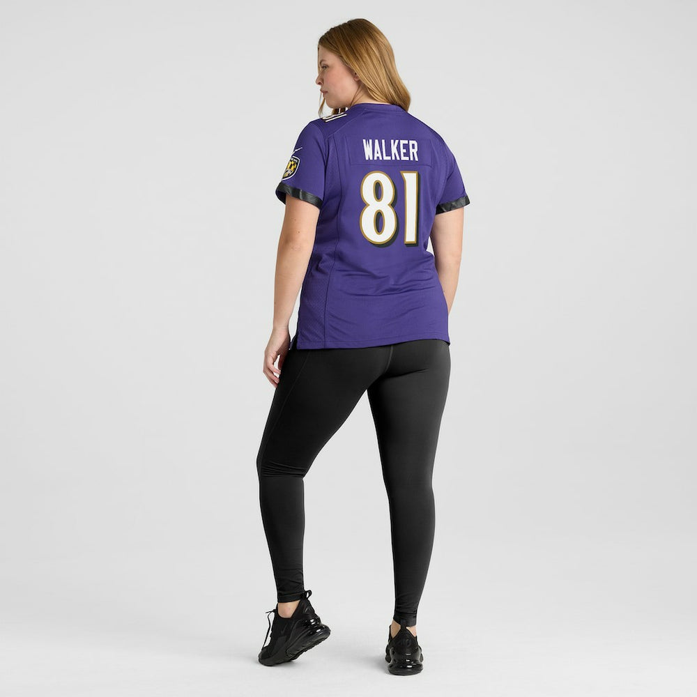 Baltimore Ravens Devontez Walker  Women's Game Jersey | NFL New