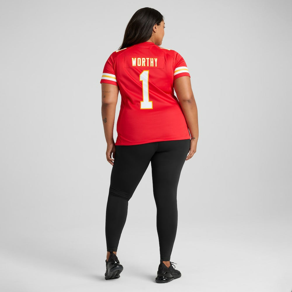 Kansas City Chiefs Xavier Worthy  Women's Game Jersey | NFL Discount