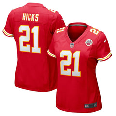 Kansas City Chiefs Jaden Hicks  Women's Game Jersey | NFL Hot