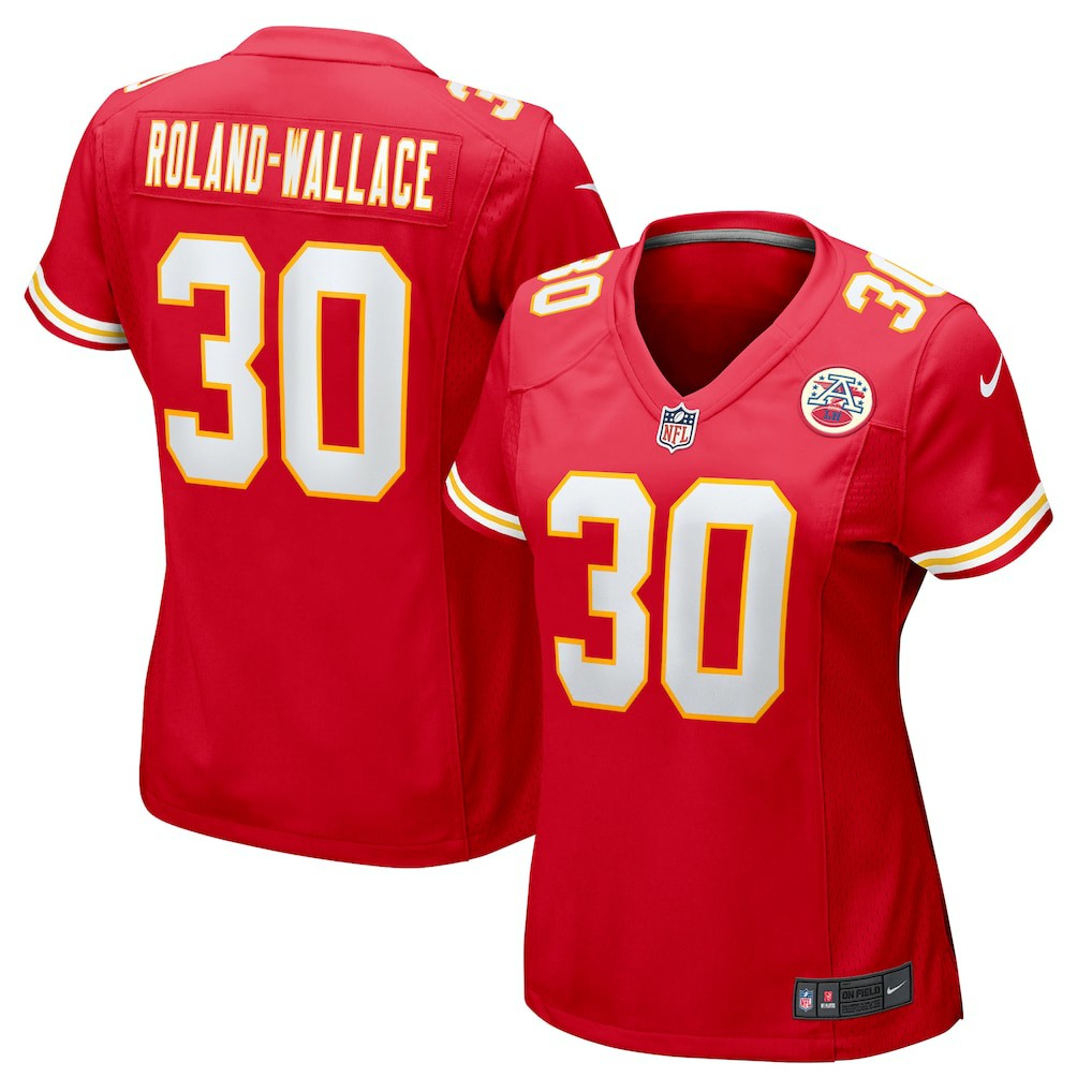 Kansas City Chiefs Chris Roland-Wallace  Women's Game Jersey | NFL Hot