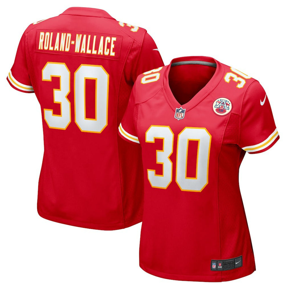 Kansas City Chiefs Chris Roland-Wallace  Women's Game Jersey | NFL Hot