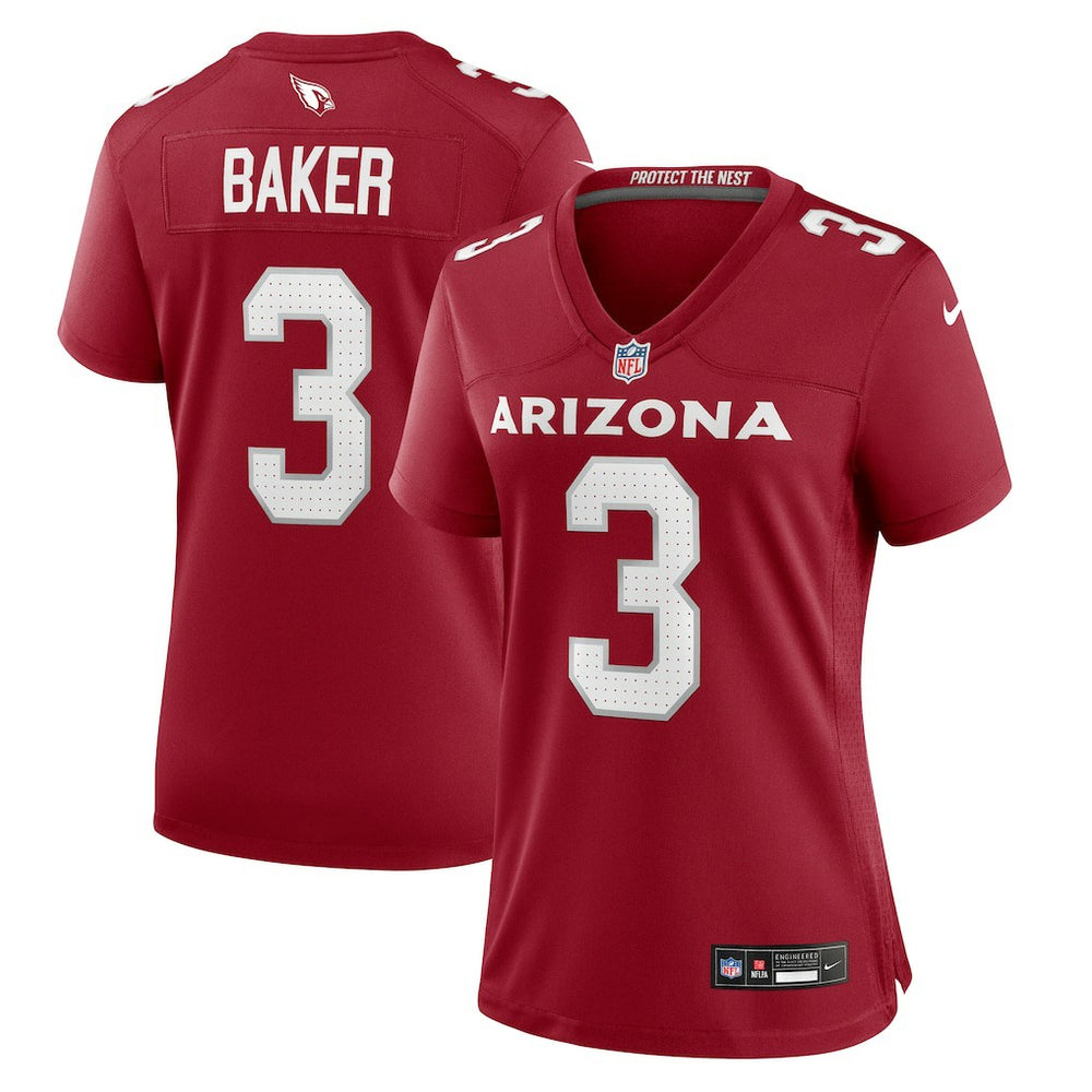 Arizona Cardinals Budda Baker  Women's Team Game Jersey | NFL Discount