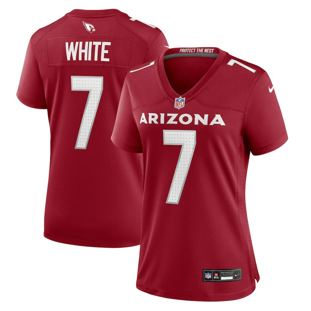 Arizona Cardinals Kyzir White  Women's Team Game Jersey | NFL Hot