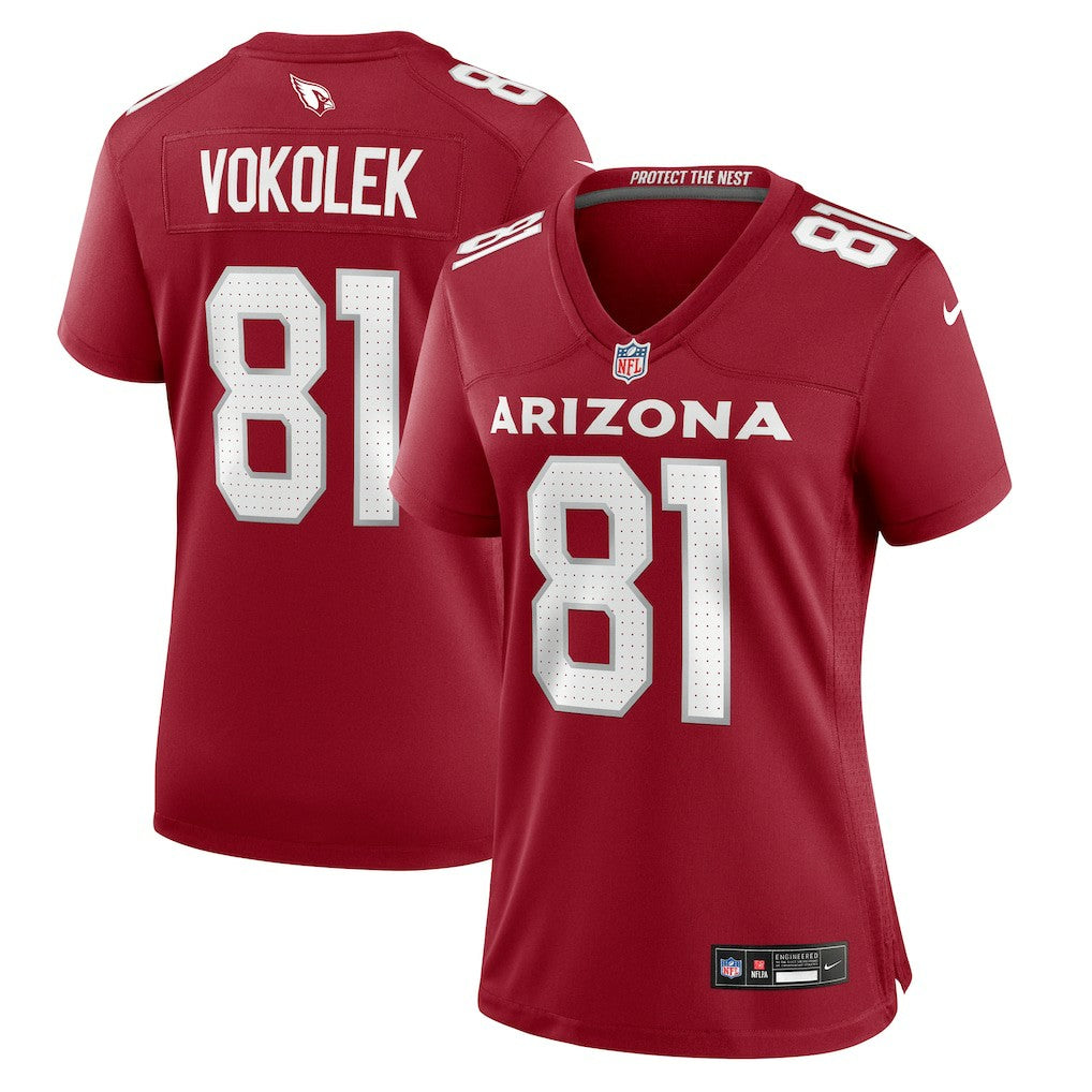 Arizona Cardinals Travis Vokolek  Women's Game Jersey | NFL New
