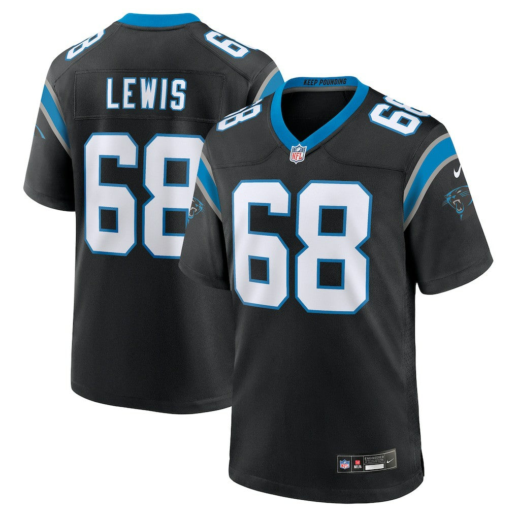 Carolina Panthers Damien Lewis  Game Jersey | NFL Outlet